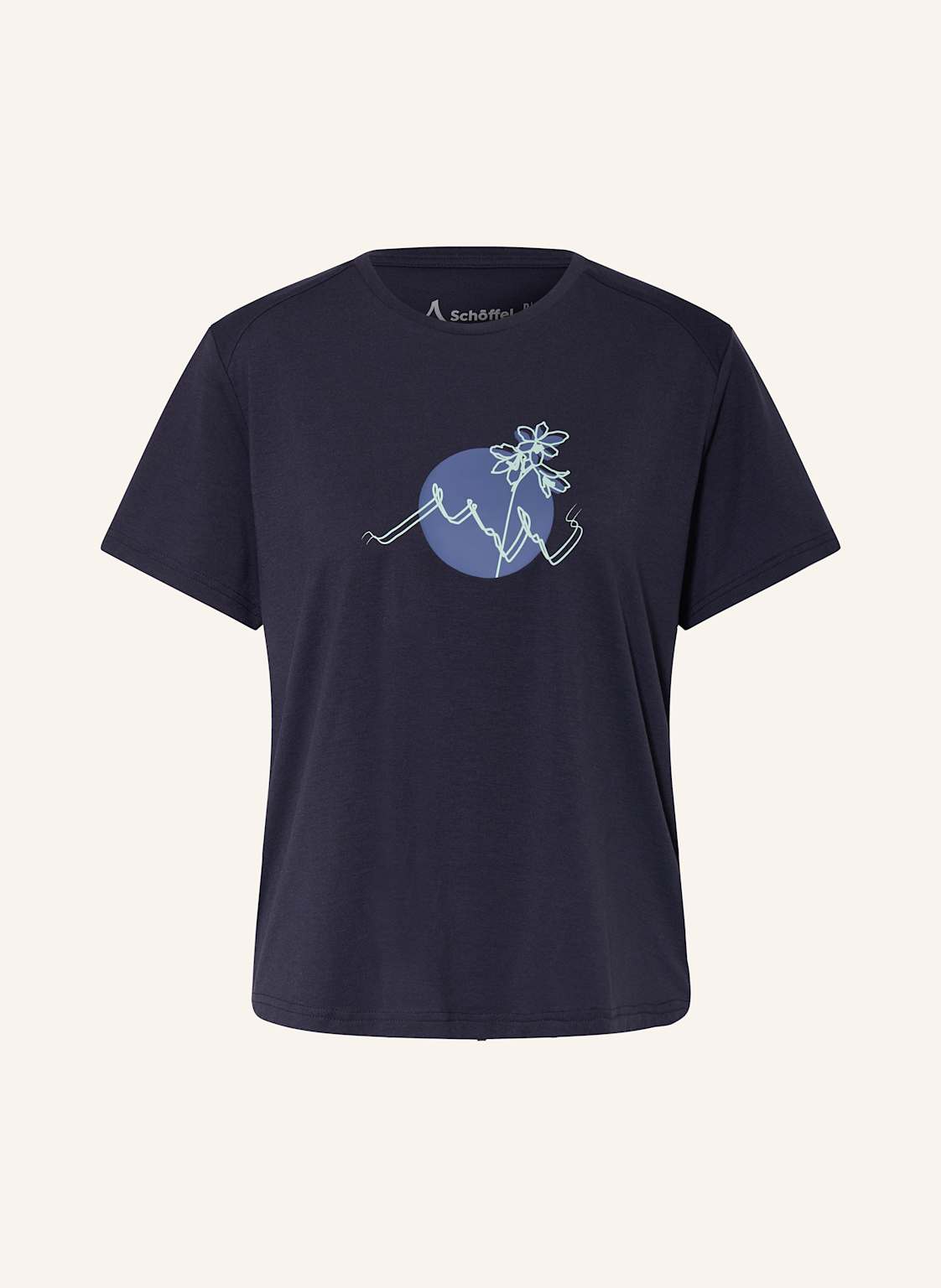 Schöffel T-Shirt Haberspitz blau von Schöffel