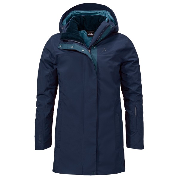 Schöffel - Women's 3In1 Parka Barth - Parka Gr 38 blau von Schöffel