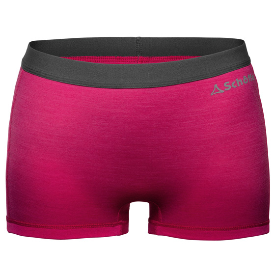 Schöffel - Women's Merino Sport Boxershorts - Merinounterwäsche Gr L;M;S;XL grau;rosa von Schöffel