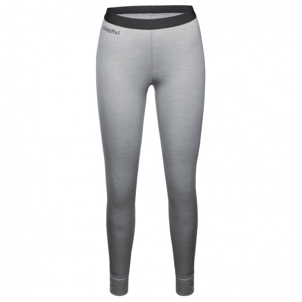 Schöffel - Women's Merino Sport Pants Long - Merinounterwäsche Gr M grau von Schöffel