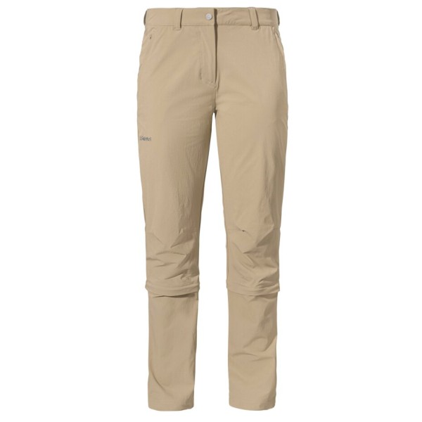 Schöffel - Women's Pants Engadin1 Zip Off - Zip-Off-Hose Gr 44 - Regular beige von Schöffel