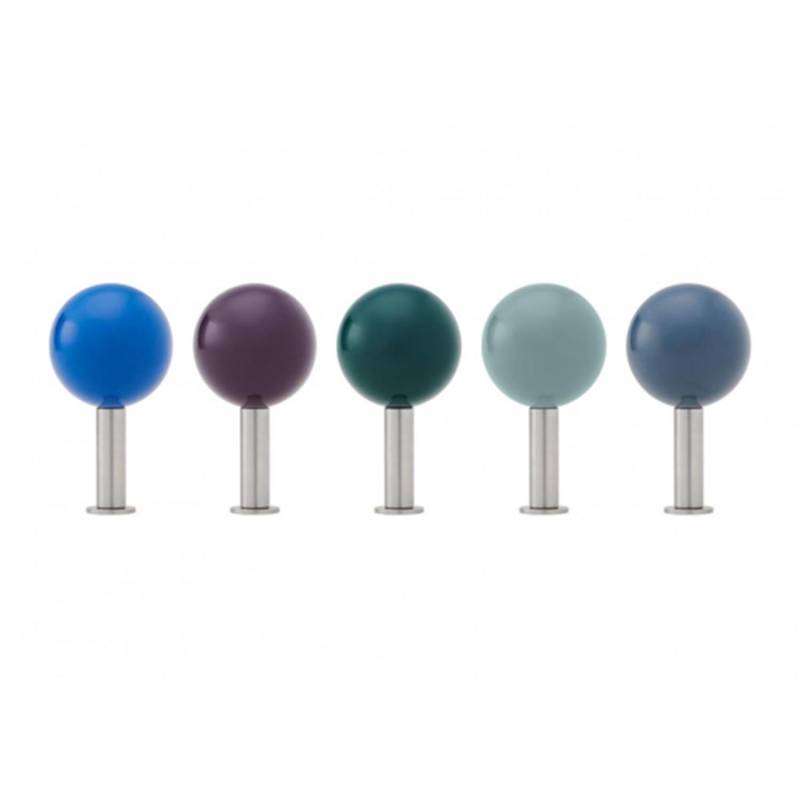 Dots 5er-Set Wandhaken, Farbkombinationen jodphur von Schönbuch