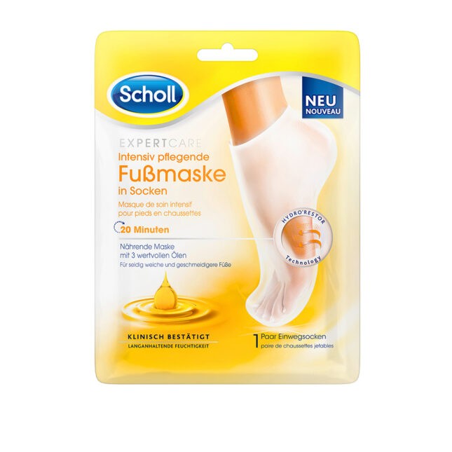 Scholl Care - Intensiv Pflegende Fussmaske mit 3-fach Öl von Scholl