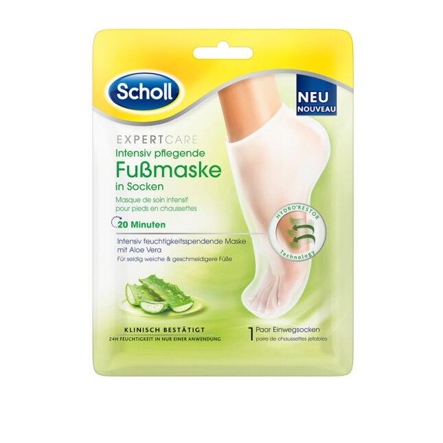 Scholl Care - Intensiv feuchtigkeitsspendende Fussmaske mit Aloe Vera von Scholl