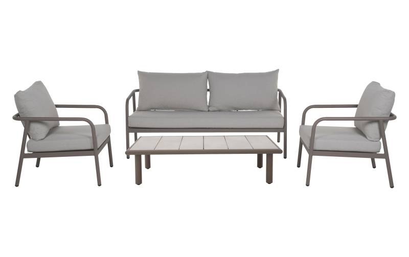 Schou Gartenlounge-Set »Olga, Set 4-teilig, Dusty Walnut« von Schou