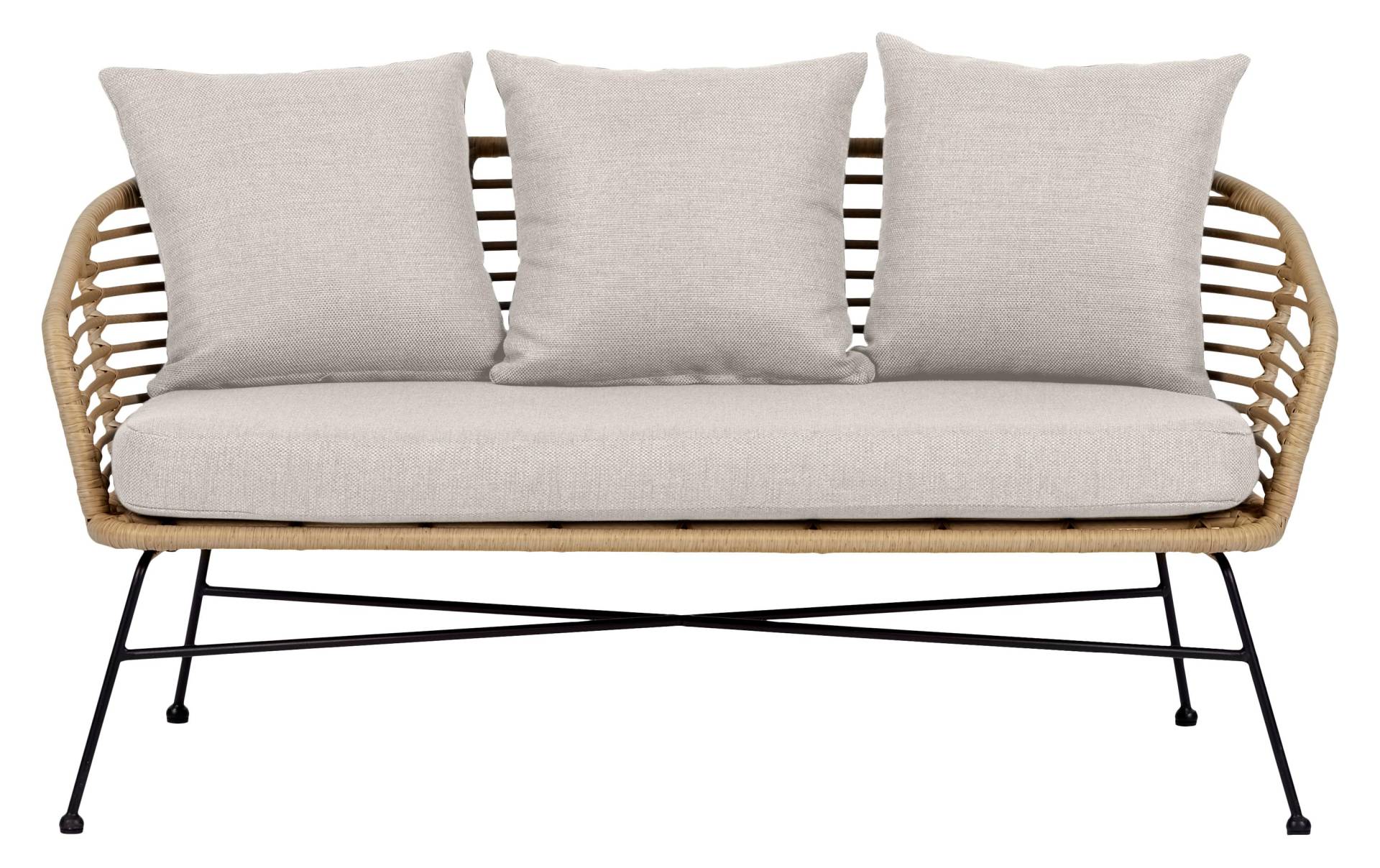 Schou Loungesofa »Kaja, 2 Sitzplätze, Schwarz/Nature« Schou Loungesofa »Kaja, 2 Sitzplätze, Schwarz/Nature« von Schou