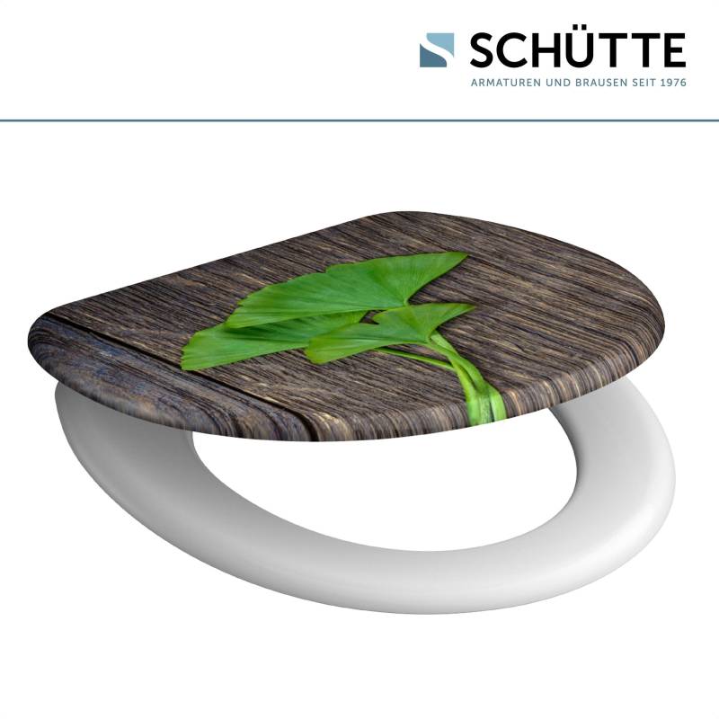 Schütte WC-Sitz »Gingko & Wood«, Duroplast,mit Absenkautomatik von Schütte