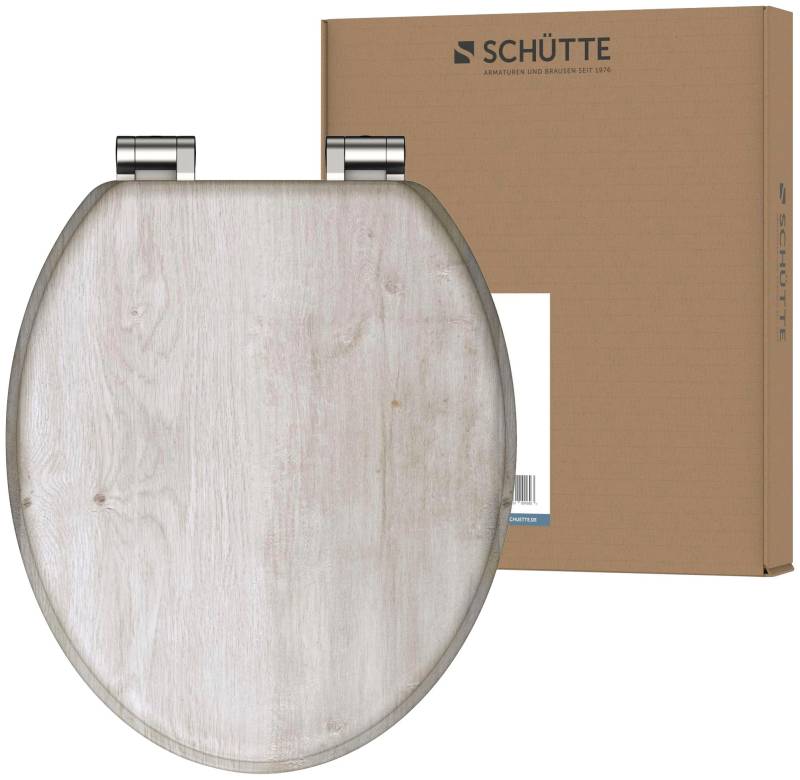 Schütte WC-Sitz »LIGHT WOOD«, mit Absenkautomatik und MDF-Holzkern von Schütte