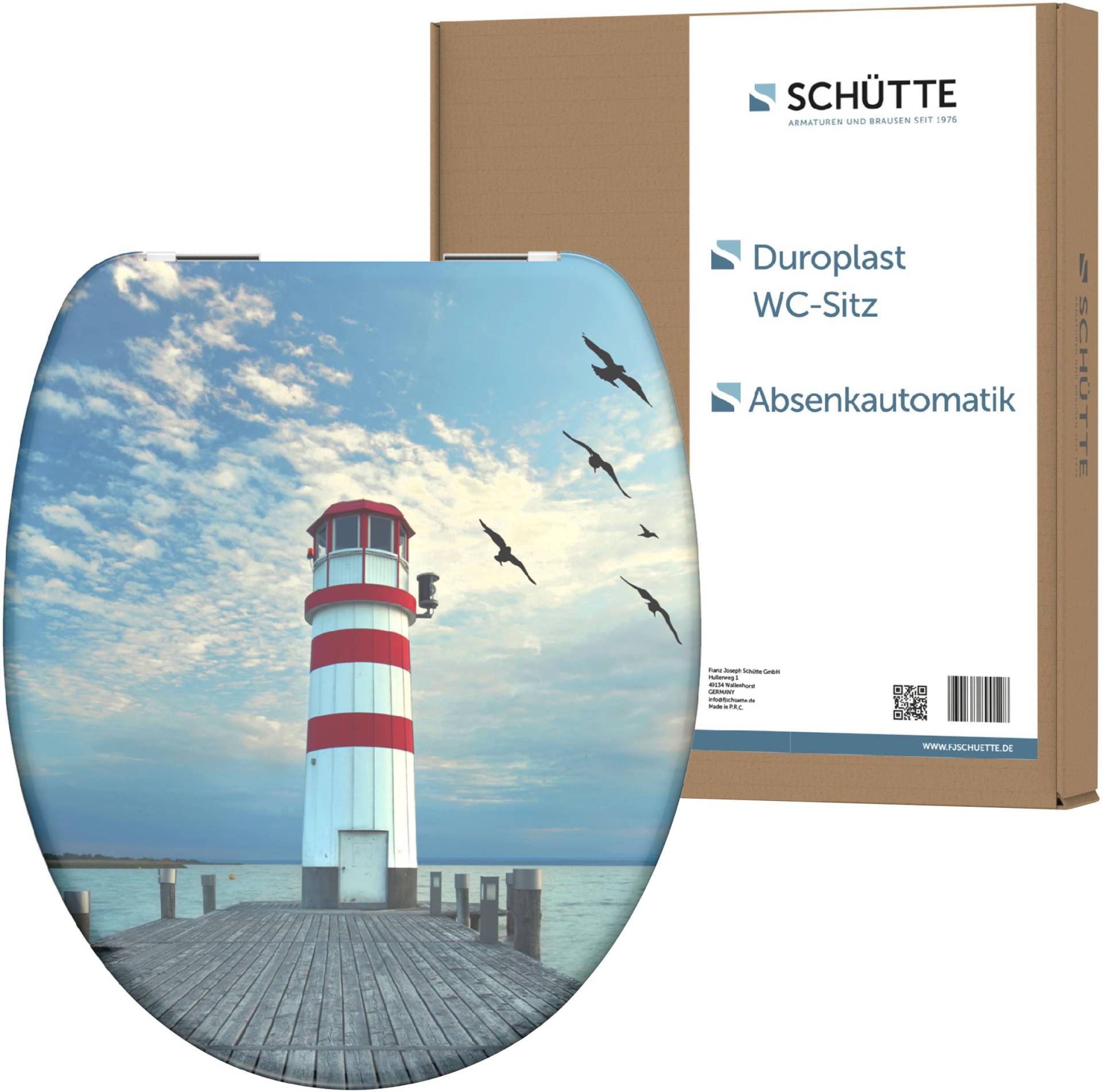 Schütte WC-Sitz »Lighthouse«, Duroplast, mit Absenkautomatik von Schütte