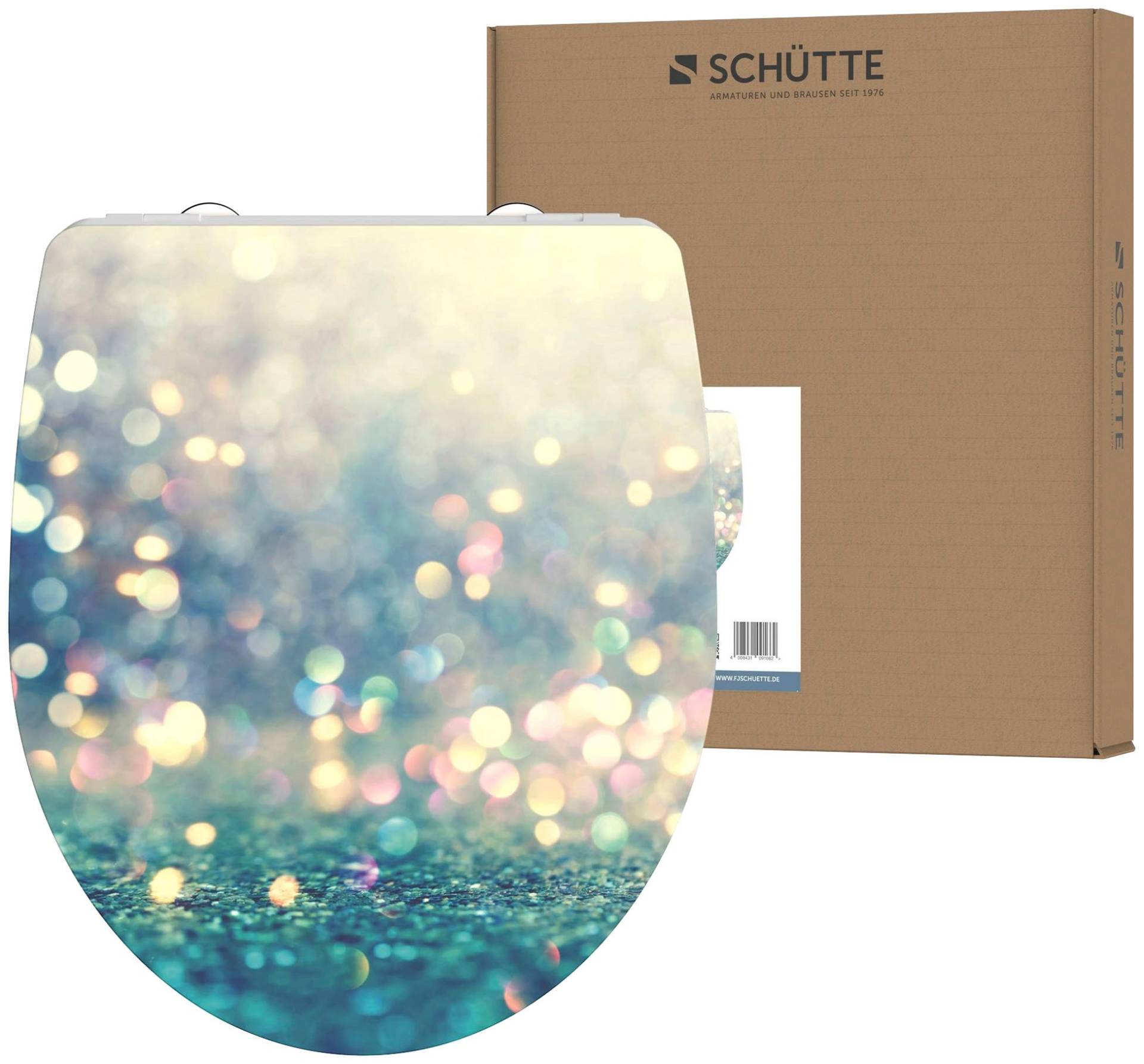 Schütte WC-Sitz »Magic Light«, Duroplast, mit Absenkautomatik und Schnellverschluss, High Gloss von Schütte