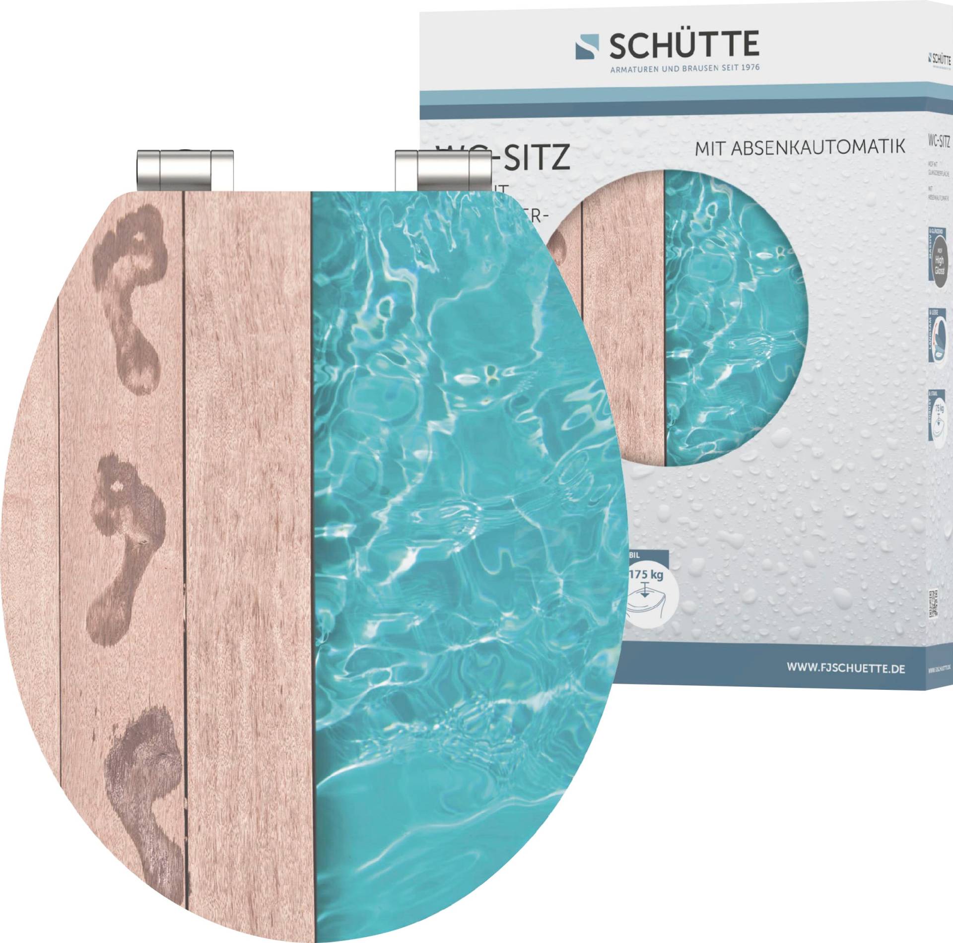 Schütte WC-Sitz »POOLSIDE«, High Gloss mit MDF Holzkern von Schütte