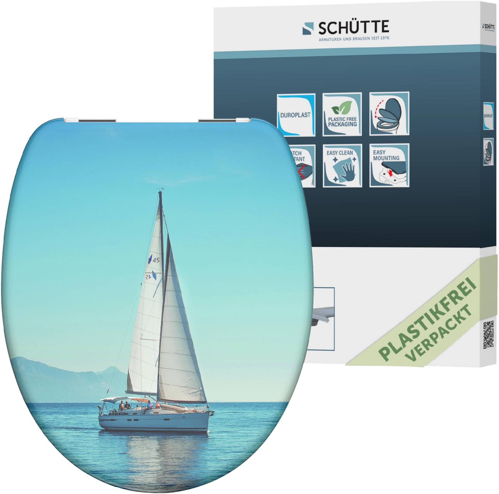 Schütte WC-Sitz »Sailing«, Duroplast, mit Absenkautomatik von Schütte