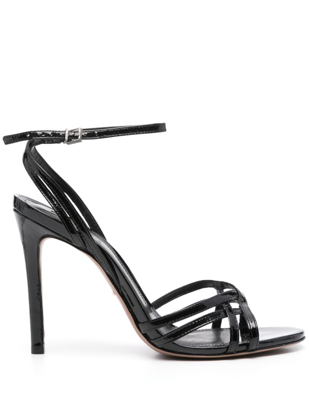 Schutz 115mm patent leather sandals - Black von Schutz