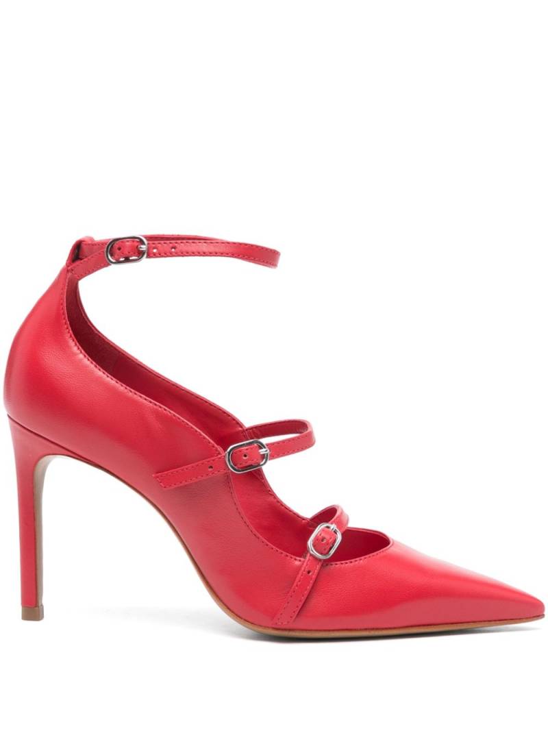 Schutz 95mm leather pumps - Red von Schutz