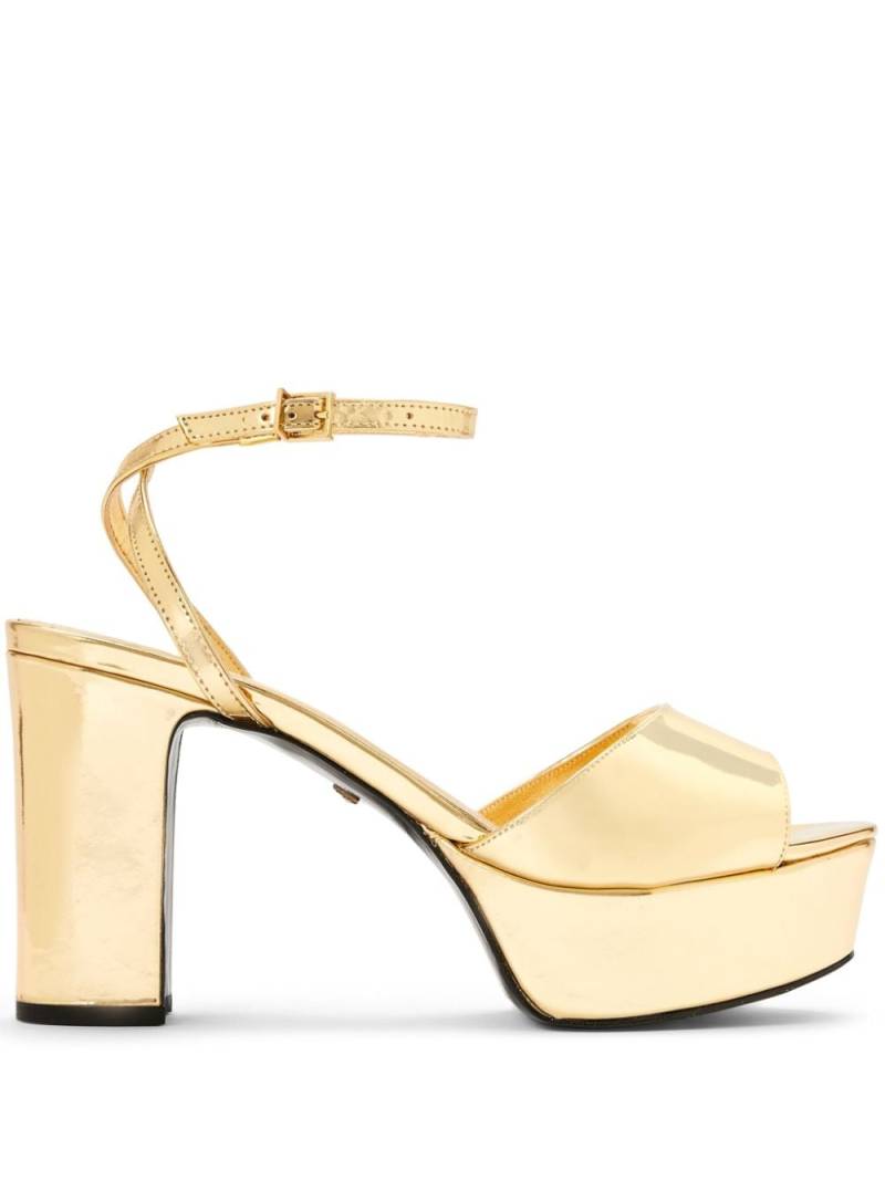 Schutz leather sandals - Gold von Schutz