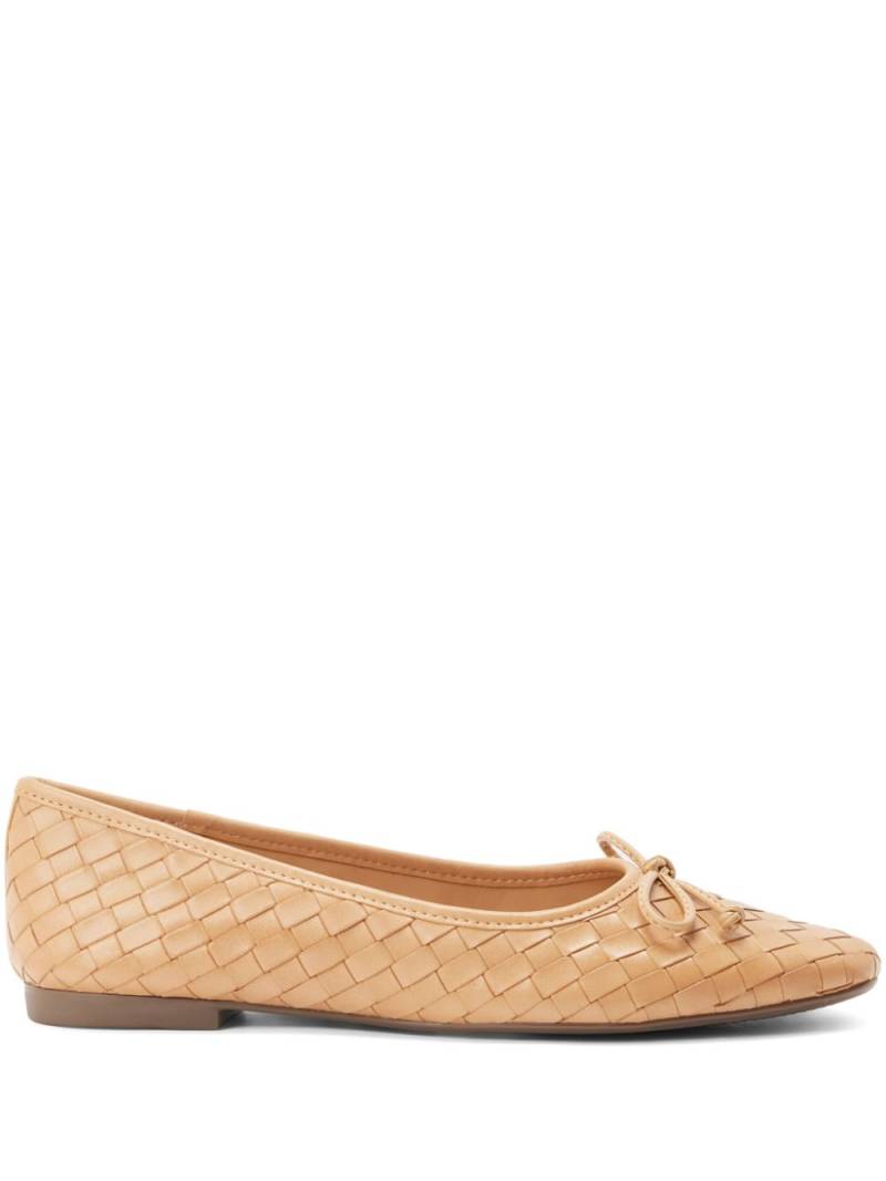 Schutz woven ballerina shoes - Neutrals von Schutz