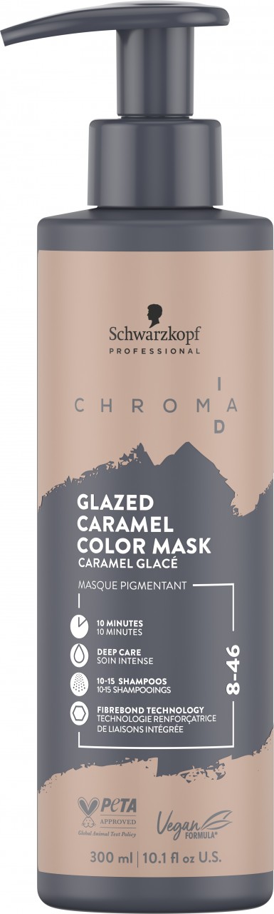 Chroma ID - Bonding Color Mask 8-46 Glazed Caramel von Schwarzkopf