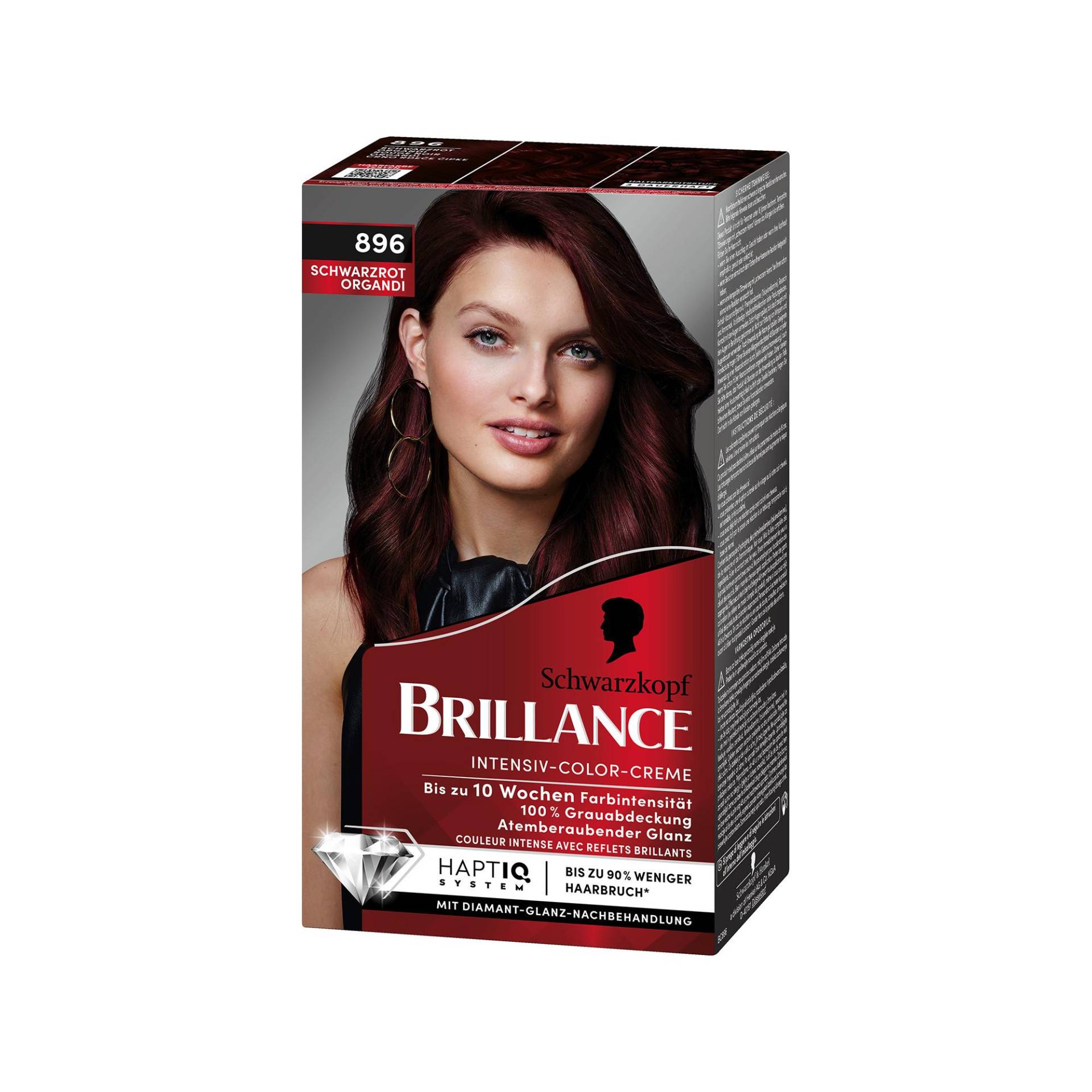 Intensiv-color-creme Damen Schwarzrot von BRILLANCE