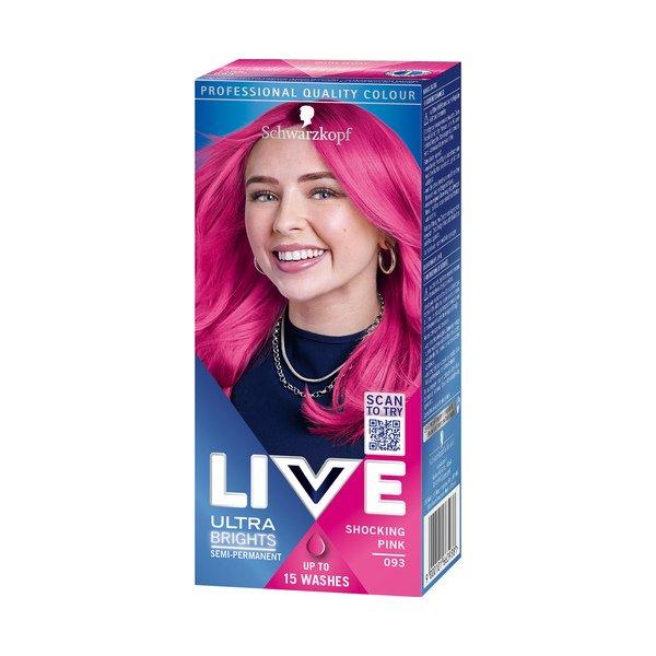 Ultra Brights Semi-permanente Coloration Damen Shocking Pink von LIVE