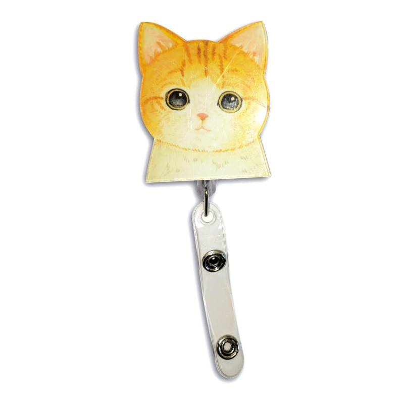 Schwesternuhr Badge-Halter Motiv Inhalt: 1 Stk., Farbe: Katze von Schwesternuhr