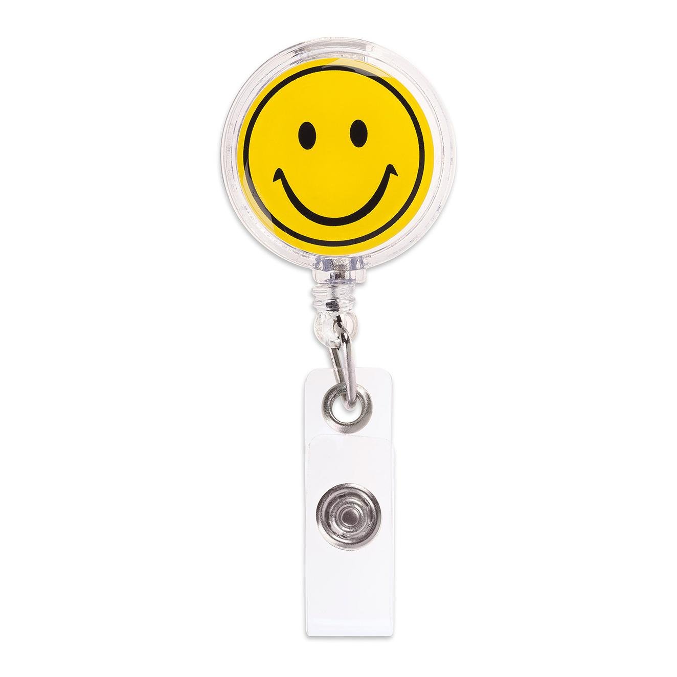 Schwesternuhr Badge-Halter Motiv Inhalt: 1 Stk., Farbe: Smiley von Schwesternuhr