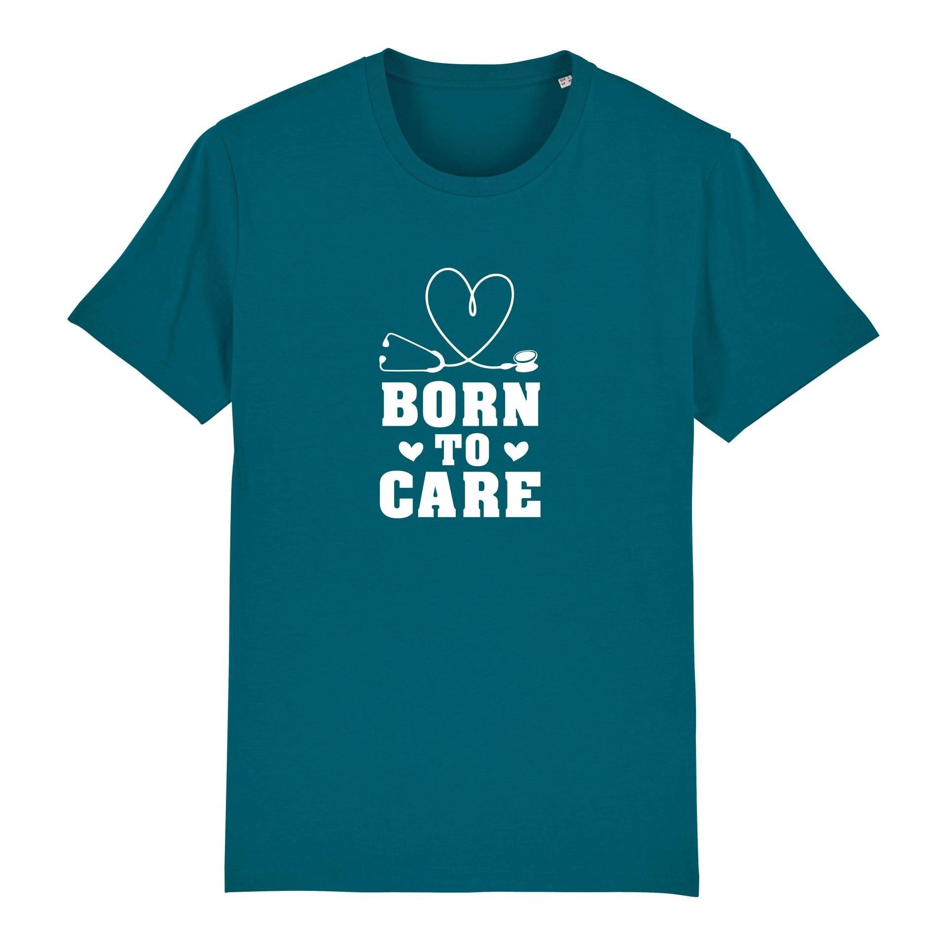 JoyLine Born to Care Bio T-Shirt Unisex Farbe: Ocean Depth, Grösse: XS von JoyLine