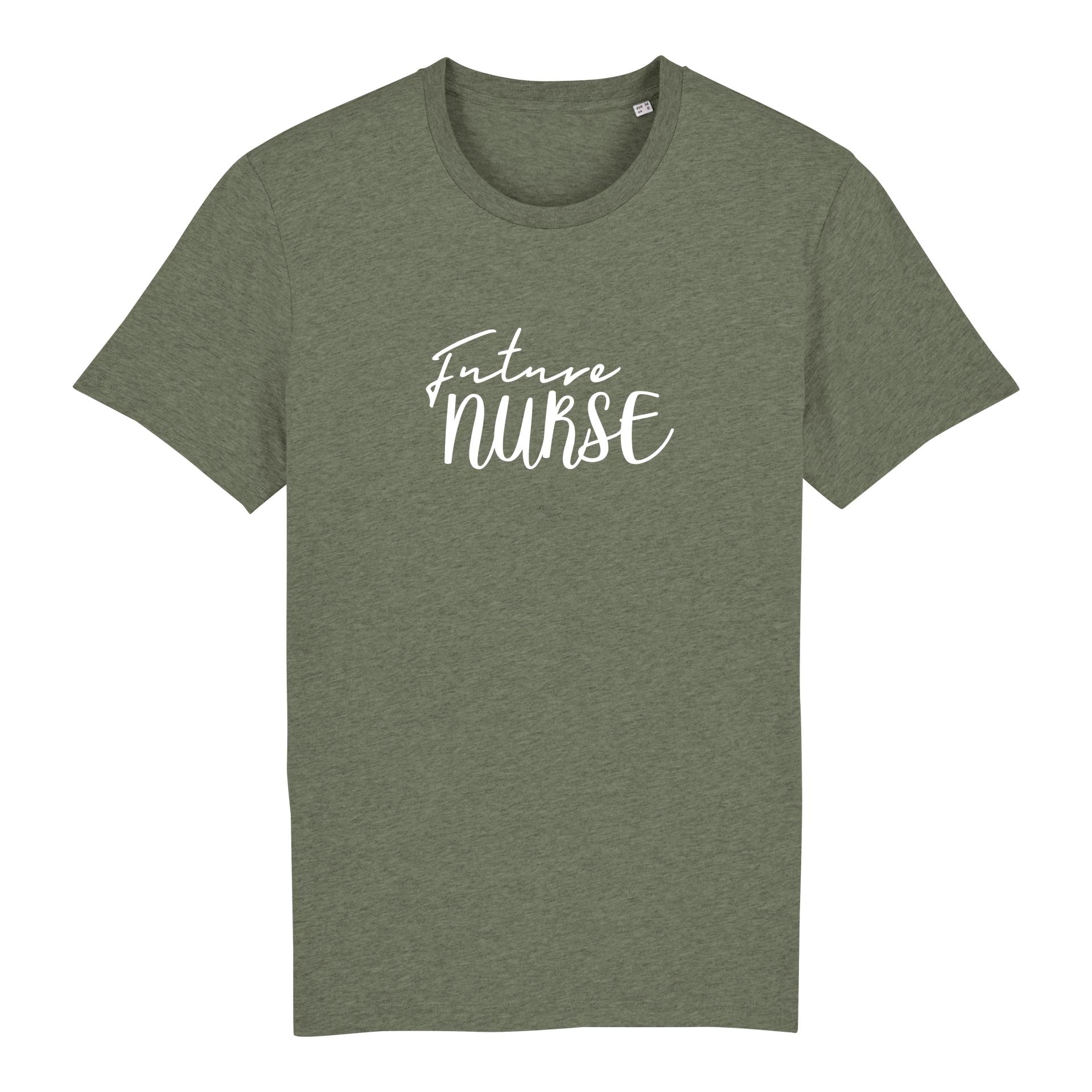 Schwesternuhr Future Nurse Bio T-Shirt Unisex Farbe: Mid Heather Khaki, Grösse: XXL von Schwesternuhr