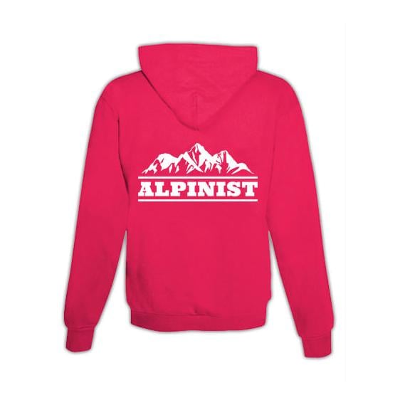 JoyLine Hoodie mit Zipper Alpinist Unisex Grösse: XXL, Farbe: Pink von JoyLine