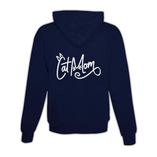 JoyLine Hoodie mit Zipper Cat Mom Unisex Farbe: Dunkelblau, Grösse: L JoyLine Hoodie mit Zipper Cat Mom Unisex Farbe: Dunkelblau, Grösse: L von JoyLine