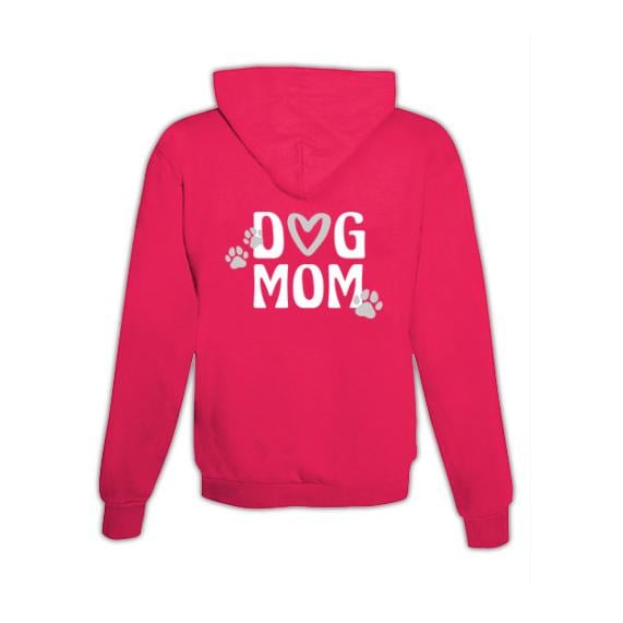 JoyLine Hoodie mit Zipper Dog Mom Unisex Grösse: XXL, Farbe: Pink JoyLine Hoodie mit Zipper Dog Mom Unisex Grösse: XXL, Farbe: Pink von JoyLine