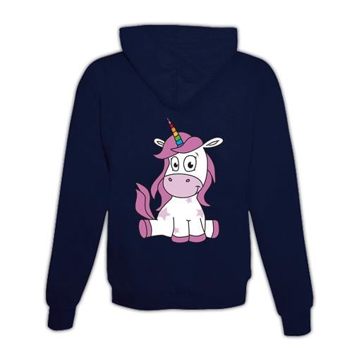 JoyLine Hoodie mit Zipper Einhorn Unisex Grösse: XL, Farbe: Dunkelblau JoyLine Hoodie mit Zipper Einhorn Unisex Grösse: XL, Farbe: Dunkelblau von JoyLine