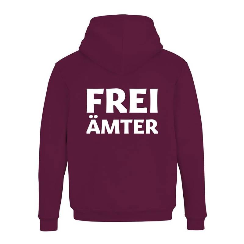 JoyLine Hoodie mit Zipper Freiämter Unisex Grösse: S, Farbe: Burgundy von JoyLine