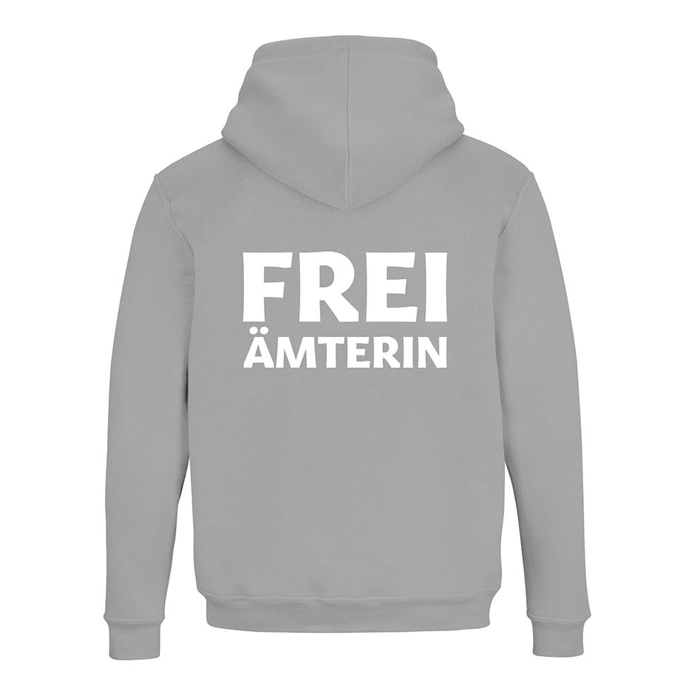 JoyLine Hoodie mit Zipper Freiämterin Unisex Grösse: S, Farbe: Grau von JoyLine