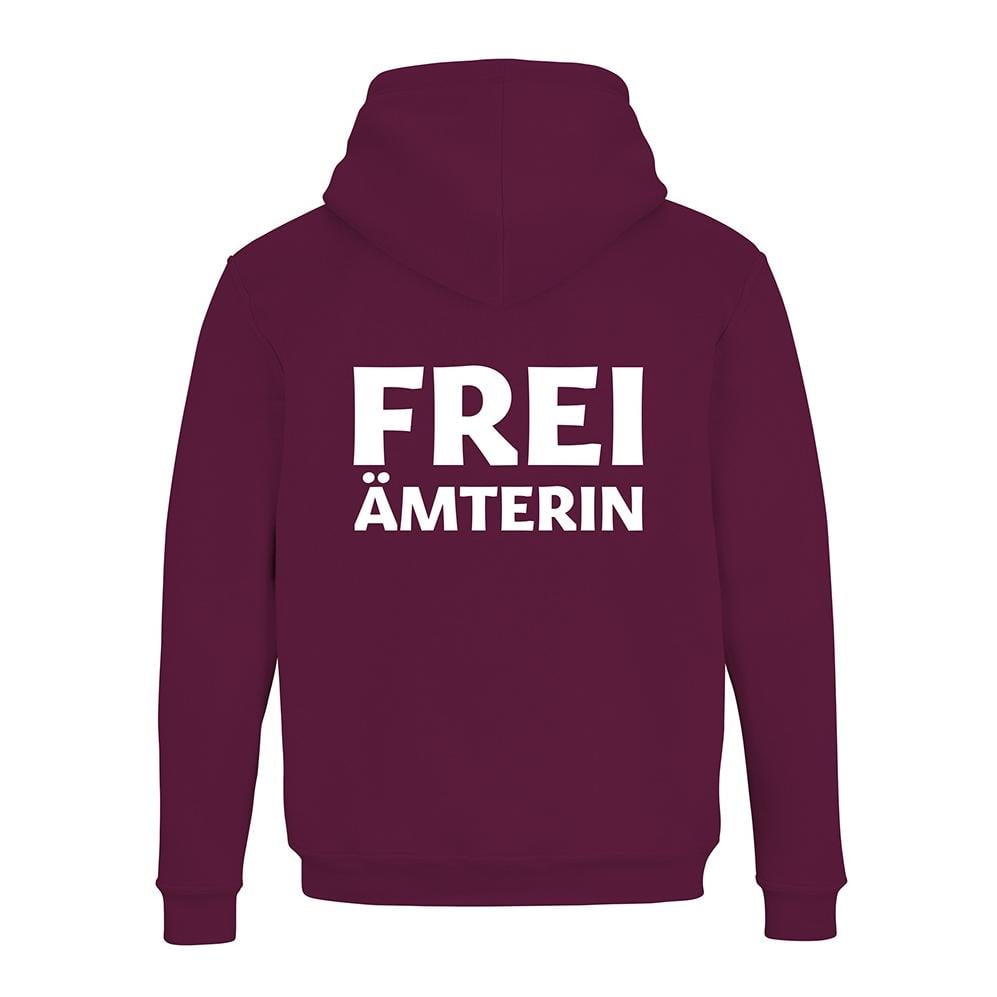 JoyLine Hoodie mit Zipper Freiämterin Unisex Grösse: M, Farbe: Burgundy JoyLine Hoodie mit Zipper Freiämterin Unisex Grösse: M, Farbe: Burgundy von JoyLine