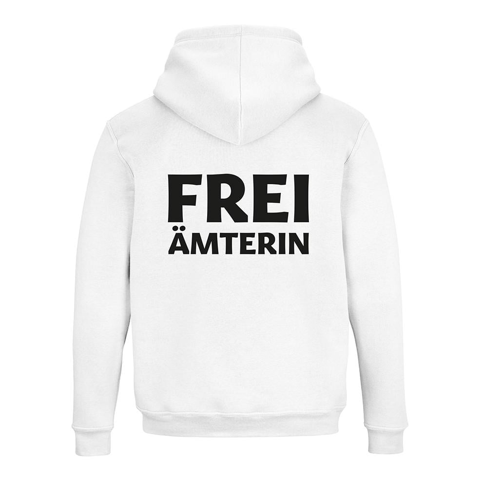 JoyLine Hoodie mit Zipper Freiämterin Unisex Farbe: Weiss, Grösse: XXL von JoyLine