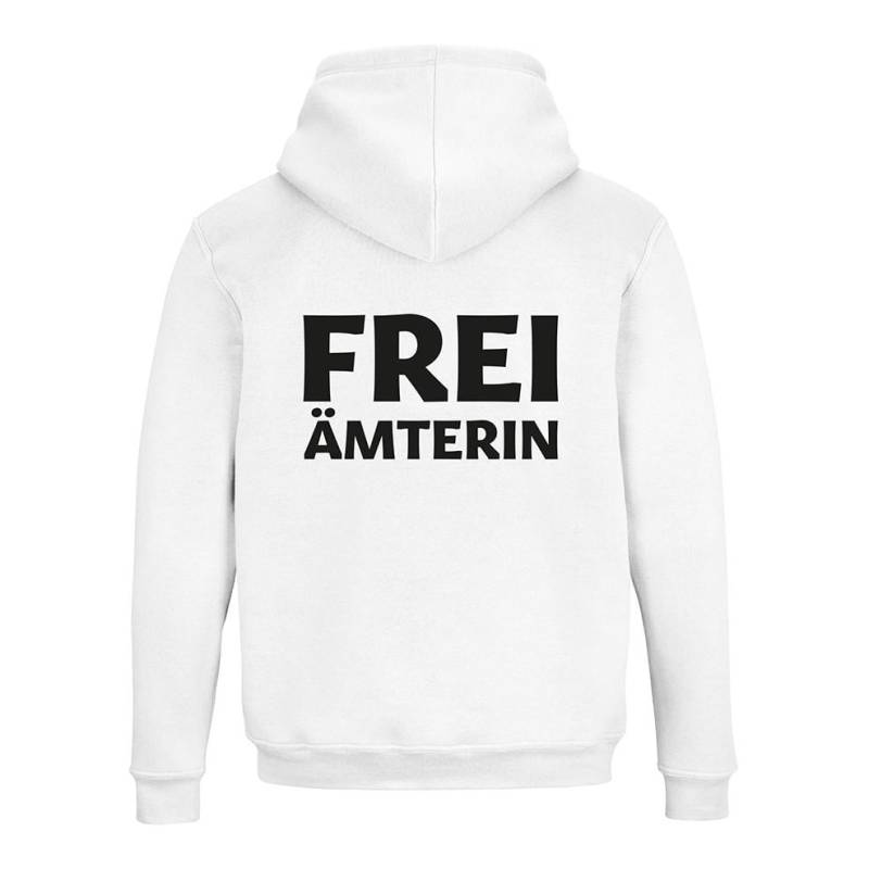 JoyLine Hoodie mit Zipper Freiämterin Unisex Farbe: Weiss, Grösse: XXL von JoyLine