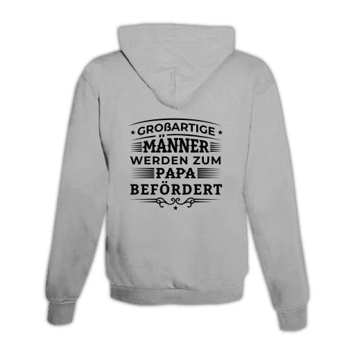 JoyLine Hoodie mit Zipper Grossartige Männer Unisex Grösse: XXL, Farbe: Grau von JoyLine