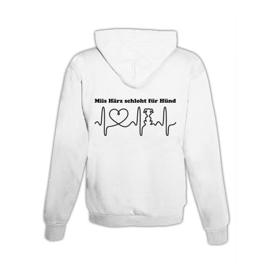 JoyLine Hoodie mit Zipper Hunde Herz Unisex Farbe: Weiss, Grösse: L JoyLine Hoodie mit Zipper Hunde Herz Unisex Farbe: Weiss, Grösse: L von JoyLine