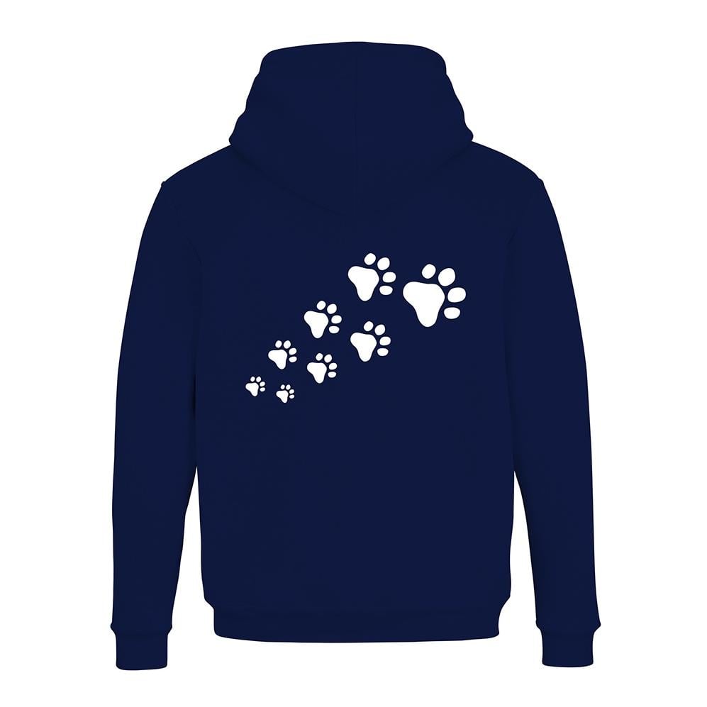 JoyLine Hoodie mit Zipper Hundepfoten Unisex Grösse: XL, Farbe: Dunkelblau JoyLine Hoodie mit Zipper Hundepfoten Unisex Grösse: XL, Farbe: Dunkelblau von JoyLine