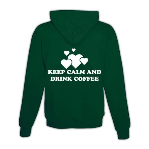 JoyLine Hoodie mit Zipper Kaffee Unisex Grösse: L, Farbe: Grün JoyLine Hoodie mit Zipper Kaffee Unisex Grösse: L, Farbe: Grün von JoyLine