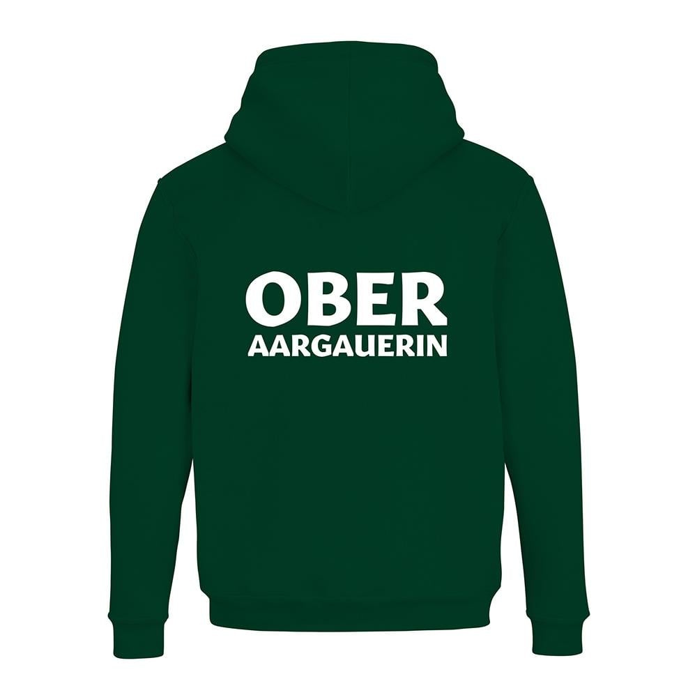 JoyLine Hoodie mit Zipper Oberaargauerin Unisex Farbe: Grün, Grösse: XL von JoyLine