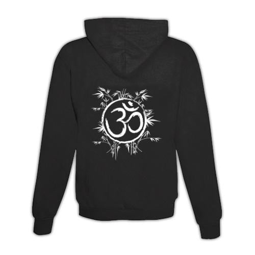 JoyLine Hoodie mit Zipper Om Unisex Grösse: L, Farbe: Schwarz von JoyLine