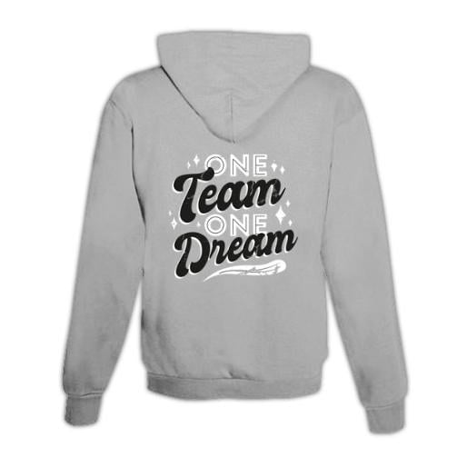 JoyLine Hoodie mit Zipper One Team Unisex Grösse: XL, Farbe: Grau JoyLine Hoodie mit Zipper One Team Unisex Grösse: XL, Farbe: Grau von JoyLine