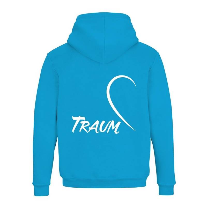 JoyLine Hoodie mit Zipper Paar Unisex Grösse: M, Farbe: Hellblau/Türkis von JoyLine