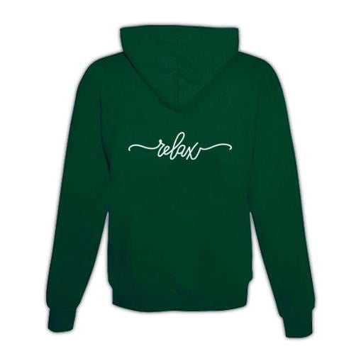 JoyLine Hoodie mit Zipper Relax Unisex Grösse: S, Farbe: Grün JoyLine Hoodie mit Zipper Relax Unisex Grösse: S, Farbe: Grün von JoyLine