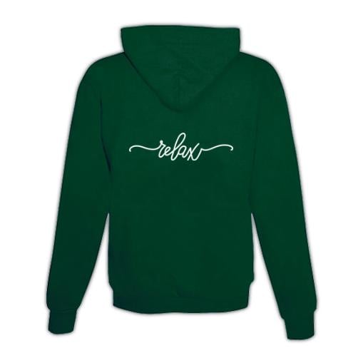 JoyLine Hoodie mit Zipper Relax Unisex Grösse: S, Farbe: Grün von JoyLine