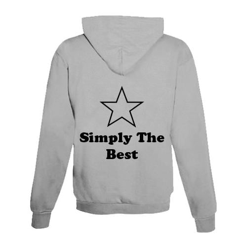 JoyLine Hoodie mit Zipper The Best Unisex Grösse: L, Farbe: Grau JoyLine Hoodie mit Zipper The Best Unisex Grösse: L, Farbe: Grau von JoyLine