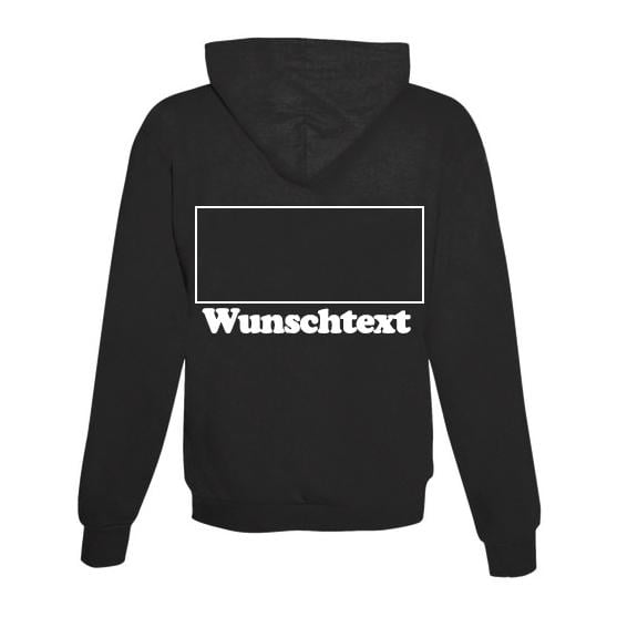 JoyLine Hoodie mit Zipper für Dich Unisex Farbe: Schwarz, Grösse: XL von JoyLine