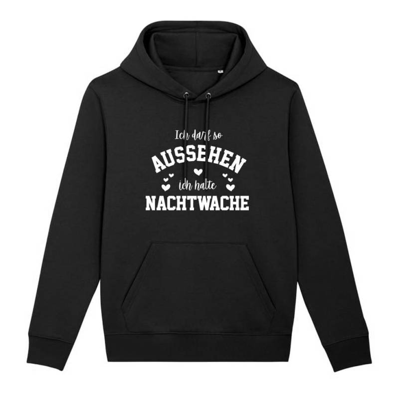 Schwesternuhr Ich hatte Nachtwache Bio Hoodie Unisex Grösse: XXS von Schwesternuhr