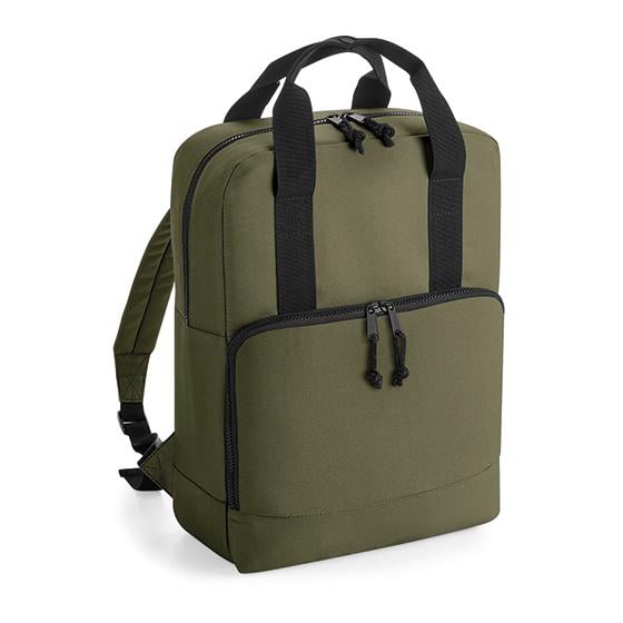 BagBase Kühlrucksack Twin Handle Grösse: One Size, Farbe: Military Green von BagBase